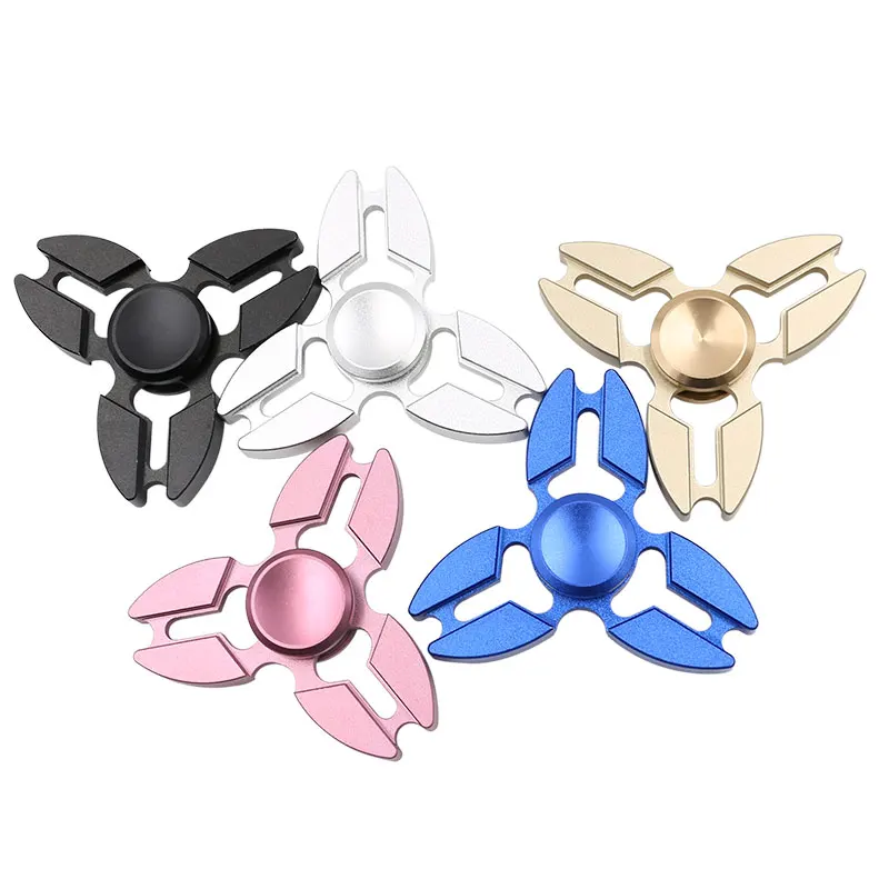 

Fashion Hand Finger Toys For Autism ADHD Crab Tri-spinner Aluminum Alloy Anti Anxiety EDC Fidget Spinner For Adult Hand Spinner