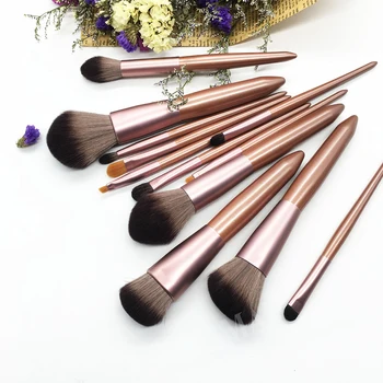 

Eye Shadow Blending Make up Portable Blush Eye Brush Set Grape Makeup Brushes Set Pro 12 pcs Eyeliner Eyelash Eyebrow Brushes