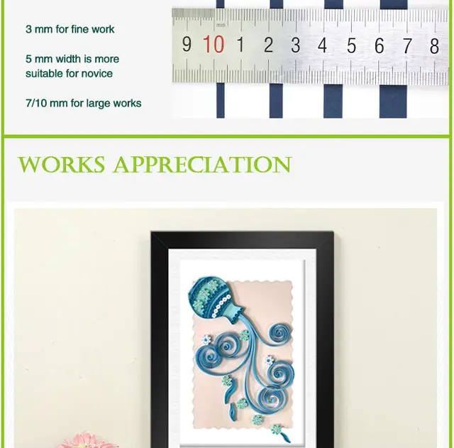 Carta Metallica Quilling JUYA - Set 12 Colori, Larghezza 5mm, 480 Strisce - Foto 8