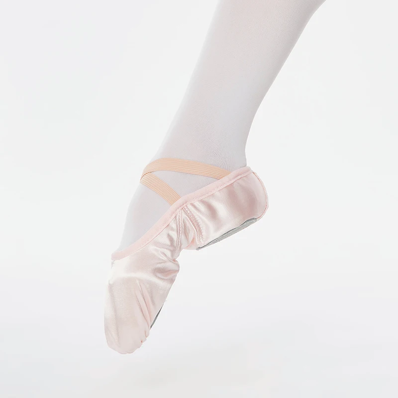 Sansha Adult Ballet Shoes Pink Satin Split Sole Breathable Professional Ballet Slipper For Girls Women Men Dance Shoes NO.3S 5