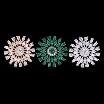 

SISCATHY Fashion Jewelry Brand Trendy Geometric Stud Earrings Charms African Korean Women Crystal Zircon Earrings