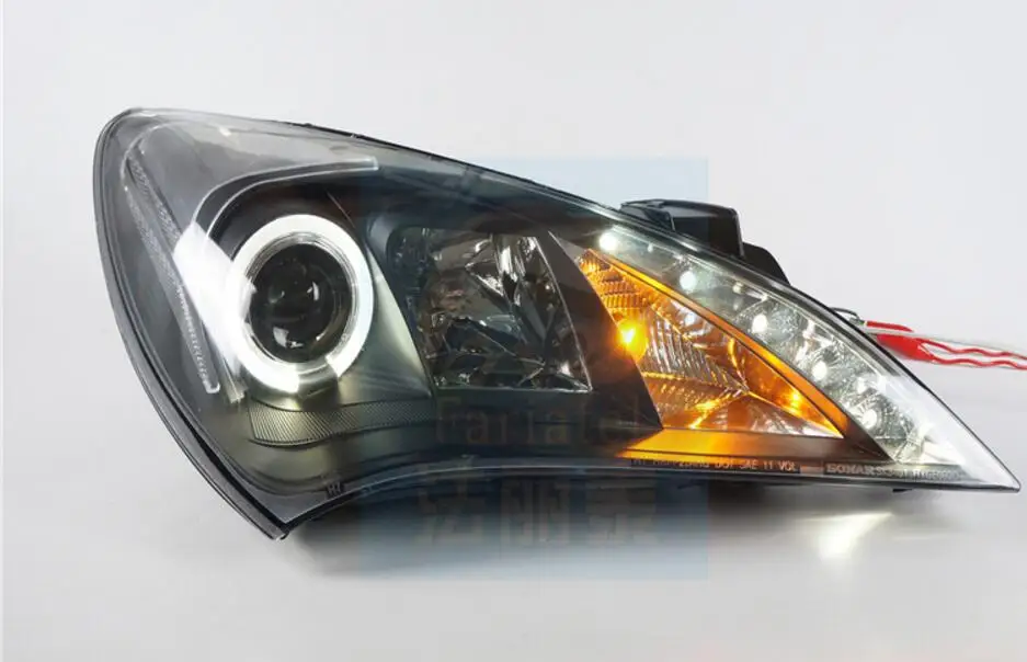 HID, 2009~ 2012, автостайлинг, rohans фара, Solaris, accent, Elantra, Genesis, i10, i20, santa fe, tucson, lantra; rohans Головной фонарь