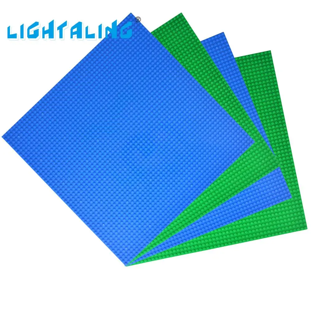 

Lightaling 50*50 Dots Baseplate Small Blocks Base Plate Figures Building Blocks DIY Toy