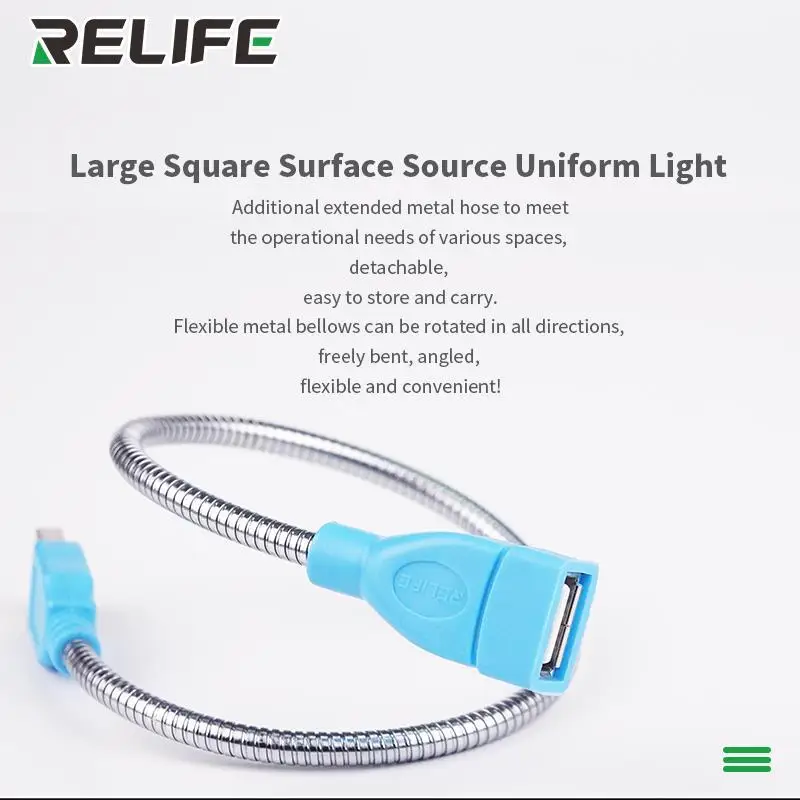 RELIFE RL-805 USB мини светодиодный светильник для ремонта настольная лампа гаджеты для power bank PC aptop notebook Android phone Auto