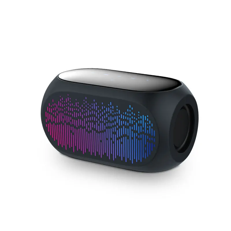 

M1 Wireless Bluetooth Speaker With Dual 3Watts Speakers Touch Button Support 11 LED Mode AUX/TF Card Build-in Mic 8h Music Time
