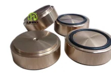Speaker Feet Spikes PC Machine Mats Pads 4PCS Diameter 44mm height 17mm all aluminum Power amplifier machine Aluminum feet