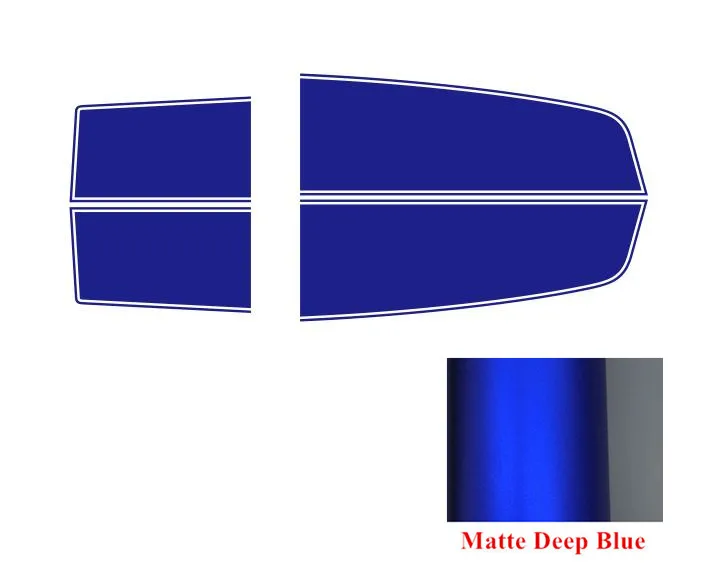 Гоночные спортивные полосы креативные авто капот хвост Декор стикеры стайлинга автомобилей Виниловая наклейка для Chevrolet Camaro RS LS SS LT - Название цвета: Matte blue