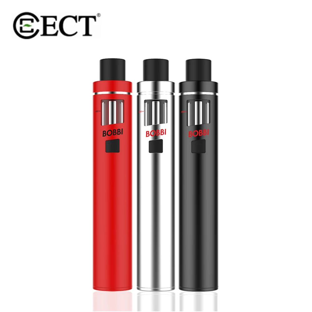 

Original ECT Bobbi Mechanical Kit 1800mAh Built-in Battery Electronic Cigarette 2ml Atomizer Ego Vaper Kit 0.8ohm Tank Metal Kit