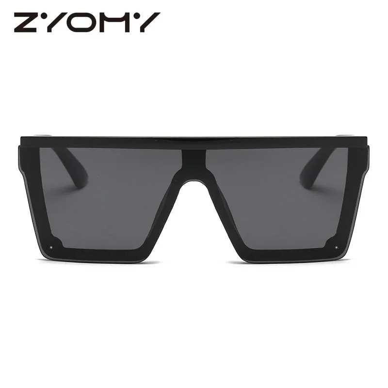 

ZYOMY 2019 Square One-piece Driving Goggles Siamese Sunglasses Women Eyewear Men Shades UV400 Brand Designer Sun Glasses Oculos