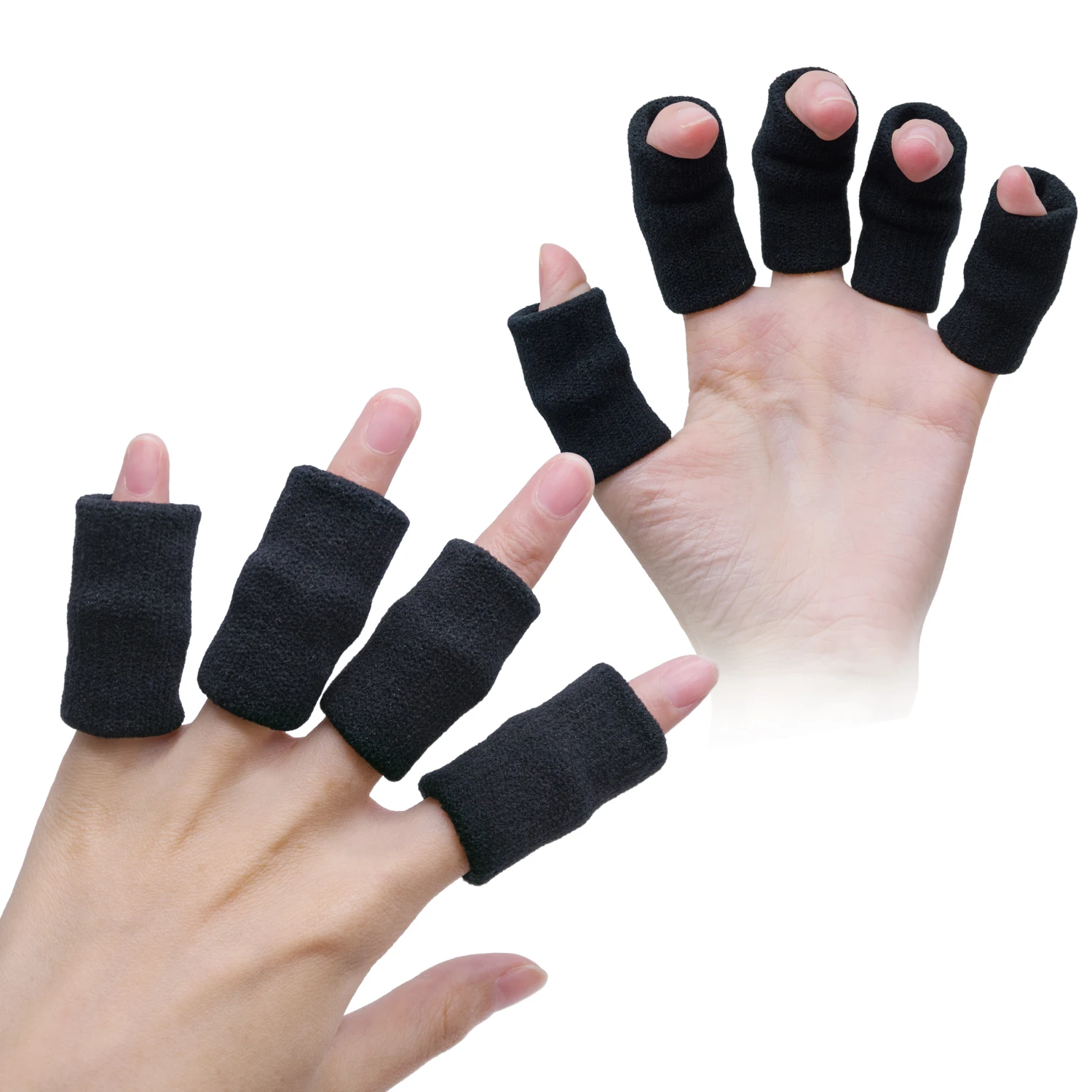 

Sumifun 10pcs / Set Professional Sports Finger Sets Nylon Basketball Finger Protection Sporting Goods Protection Care