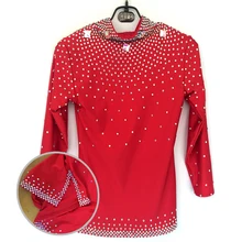 Стиль Мужская Латинской Танцевальный костюм сексуальный спандекс с длинным рукавом мужские туфли для латинских танцев, топ для мужские туфли для латинских танцев Куртки A3