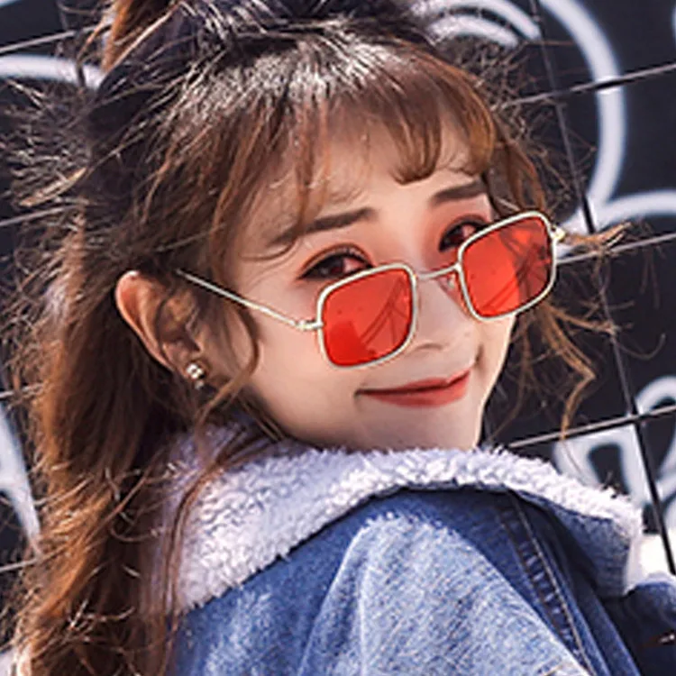 

Higodoy Vintage Square Metal Women Sunglasses Minecraft Men Sun Glasses Classic Small Frame Eyewear UV400