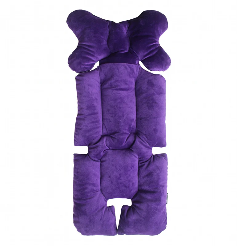 Новинка, аксессуары для детской коляски, подушка для детского обеденного стула, подушка, дышащая подстилка для коляски, подкладка, автомобильные Чехлы, подушка для коляски - Цвет: Фиолетовый