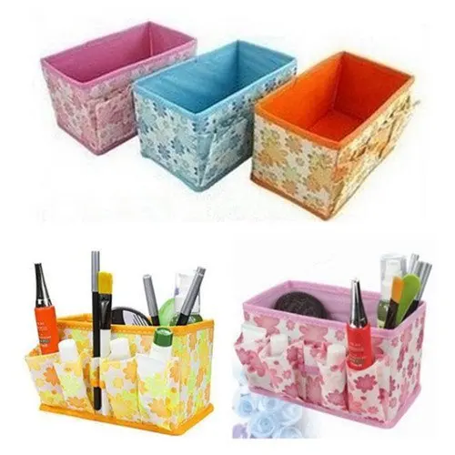 

NHBR Folding Make up Cosmetic Storage Box Container Bag Case