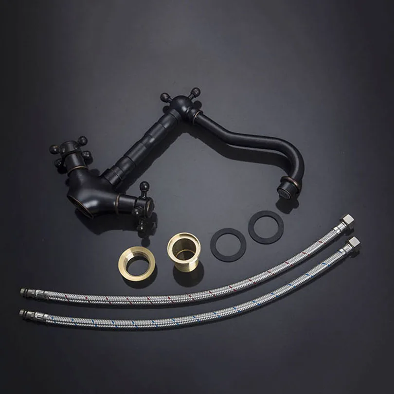 giratória graus de latão polidor alça torneira giratória de pia de torneira com misturador giratório