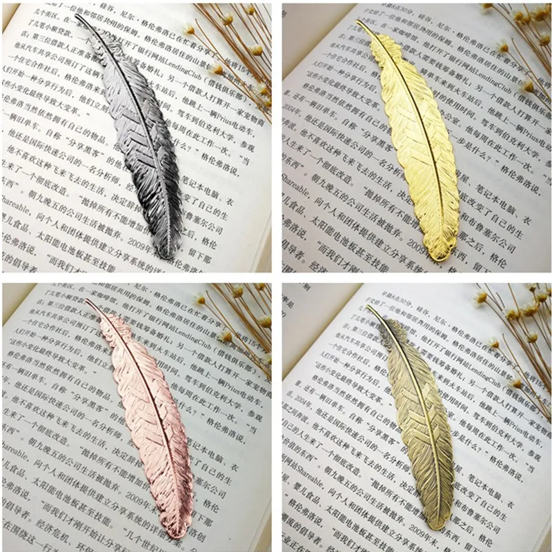 

Metal Feather Bookmark Birthday Wedding Gifts for Guests Bridesmaid Gifts Baby Souvenirs Back To School Party Favors Present