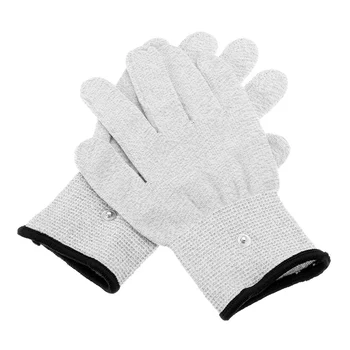 

1 Pair New Breathable Conductive Electrotherapy Massage Electrode Gloves Use With Tens Machine for Therapy Hand Massager Tool