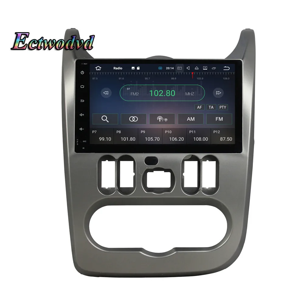 Sale Ectwodvd Octa Core 4G RAM 64G ROM Android 9.0 Car Multimedia DVD Player GPS HeadUnit For Renault Logan/Sandero/Duster 2015 2016 15
