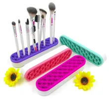 New Design 1PCS Silicone Makeup brush Organizer Cosmetic Storage Box Magic Makeup Tool Lipstick Organizer Cosmetic Case 5 Colors