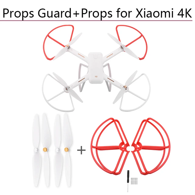 Cheap CW CCW Propeller for Xiaomi Mi Drone 4K Version RC Protective Guard 1080P Bumper Quadcopter Blades Props Guard for Xiaomi 4k Cheap CW CCW Propeller for Xiaomi Mi Drone 4K Version RC Protective Guard 1080P Bumper Quadcopter Blades Props Guard for Xiaomi 4k