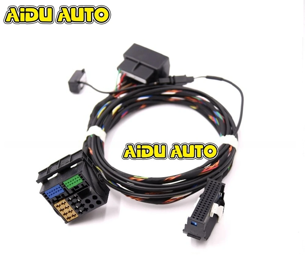 Кабели проводки с микрофоном для Golf Passat Tiguan Jetta 9W2 9W7 9ZZ Bluetooth RCD510 RNS510|rcd510 rns510|wire cable