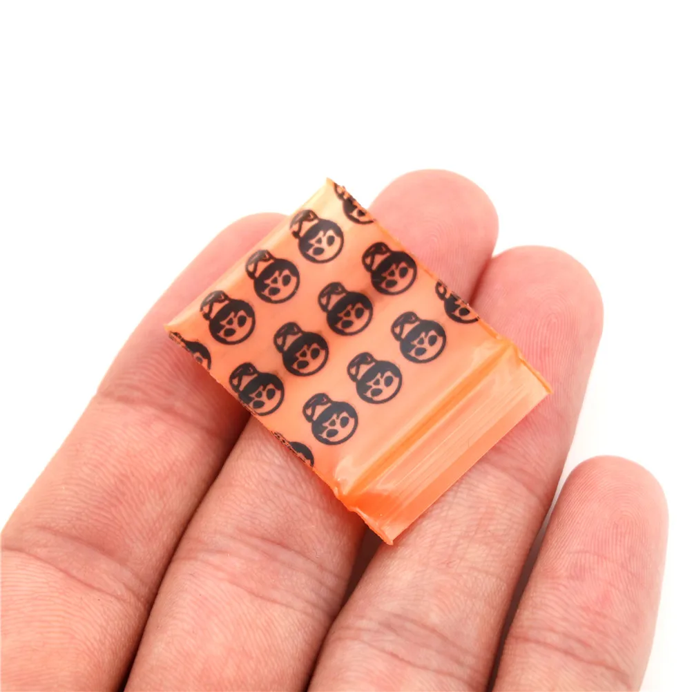 100 шт Reclosable пластиковый полиэтиленовый пакет небольшой замок типа молния