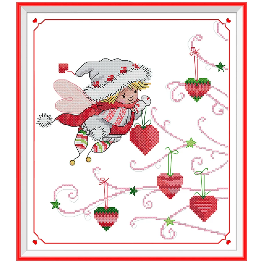 The Christmas Gifts of Spirit Patterns Counted Cross Stitch 11CT 14CT