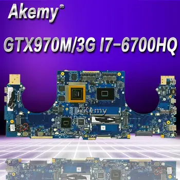 

Akemy ROG GL702VT Laptop motherboard For Asus GL702VT GL702VS GL702V GL702 Test original mainboard I7-6700HQ GTX970M-3G