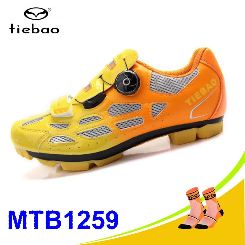 

TIEBAO Cycling Mtb Shoes Men Breathable Mountain Bike Sneakers Riding Shoes Self-Locking Zapatillas Ciclismo Bicycle sneakers