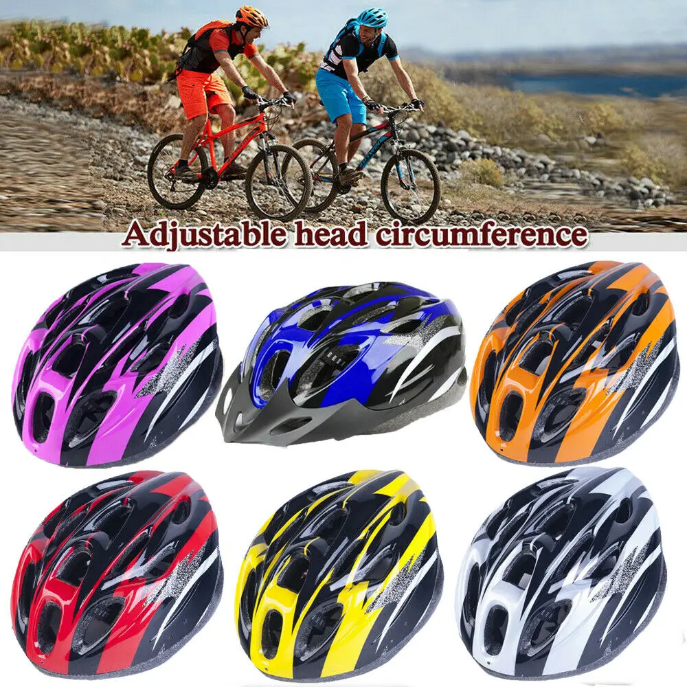 

Cycling Bicycle Adult Men Womens Bike Helmet With Visor Mountain Shockproof