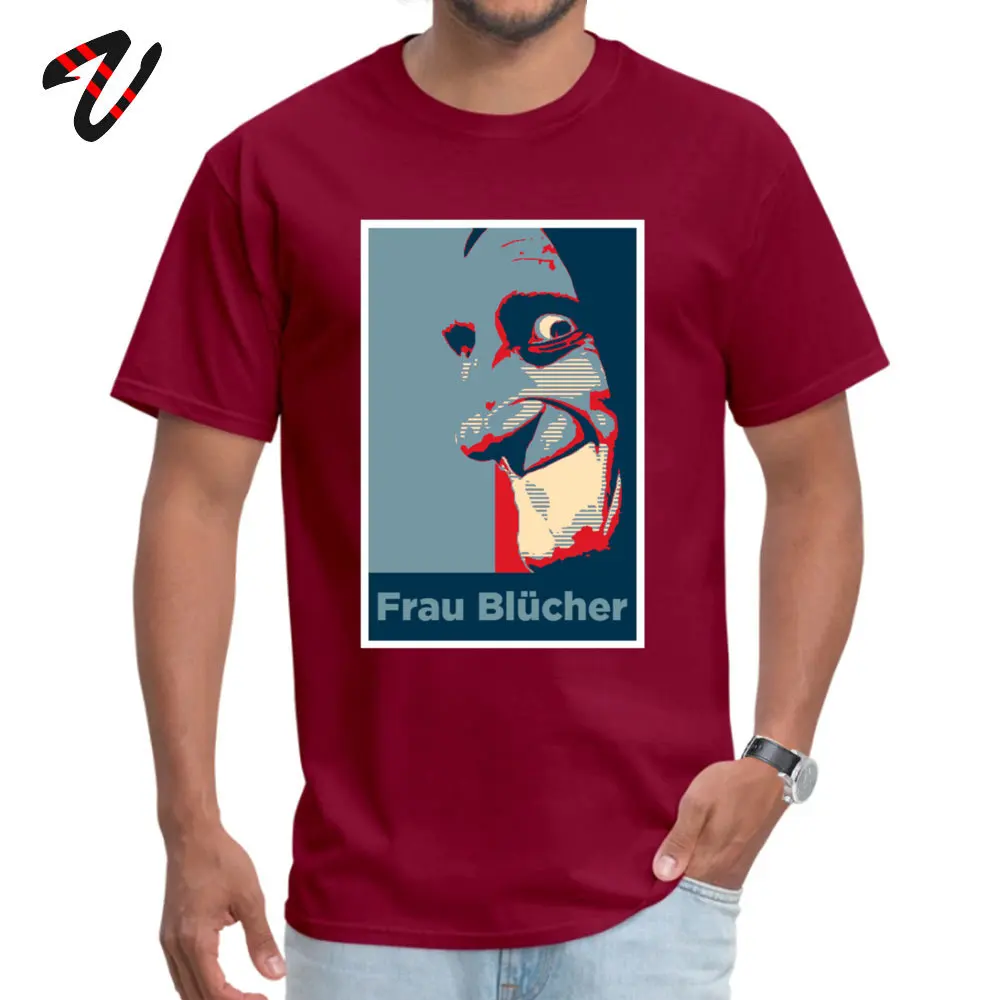 Frau Blucher Tops Shirts 2019 Discount O Neck Custom Short Sleeve 100% Cotton Men Tshirts Design Tops T Shirt Free Shipping Frau Blucher 10135 maroon