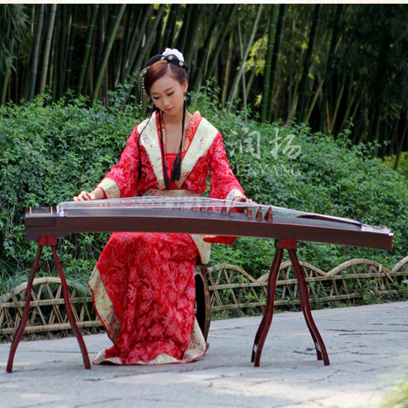 Китай Guzheng профессиональные музыкальные инструменты Zither копание инкрустация
