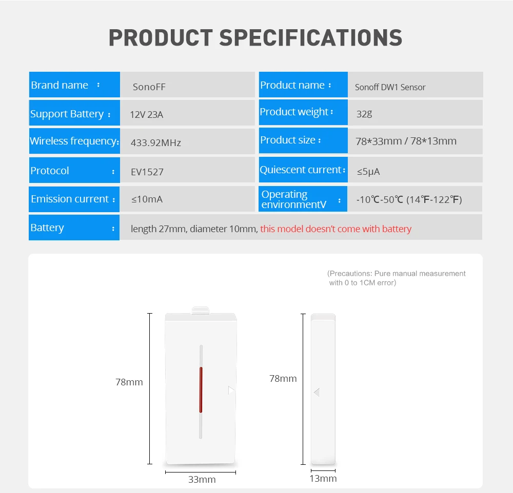 Интеллектуальный выключатель света Sonoff DW1/PIR2 дверная оконная сигнализация Сенсор умный дом Беспроводной автоматизации Противоугонная охранная сигнализация Системы+ Sonoff RF Bridge 433 МГц