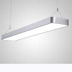 Круглый светодиодный светильник для офиса подвесное освещение светодиодный алюминиевый офисные люстры линейная лампа Потолочные лампы