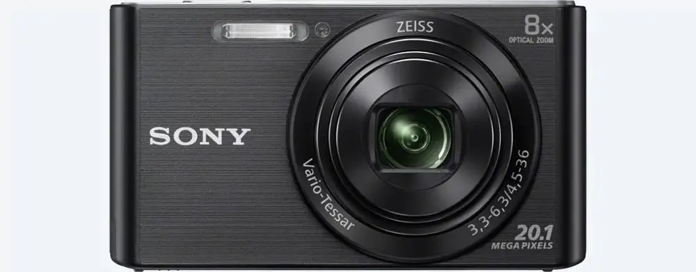 Оригинальная Цифровая камера sony DSC-W830 Cyber-shot 20.1MP - Цвет: Черный