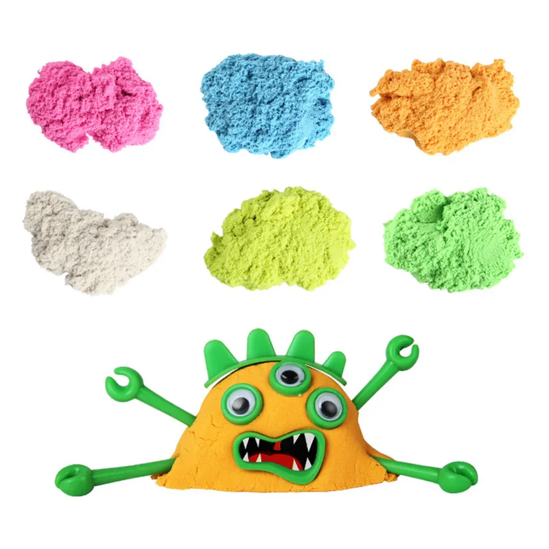 

Slime Diy Dynamic Space Sand Slime Fluffy Educational Colored Indoor Arena Light Air Plasticine Toys Polymer Clay 120g/Battle