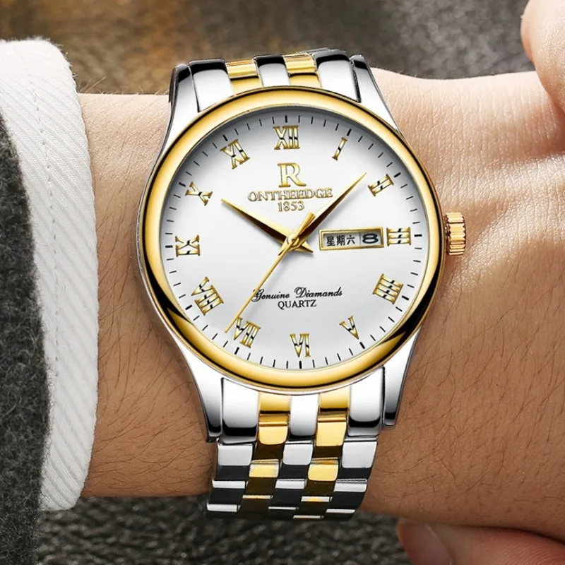 Top Brand Men Watches Luxury Calendar Fashion Watch Business Waterproof Quartz Wristwatches Casual Day Display Calendar Watch Top Brand Men Watches Luxury Calendar Fashion Watch Business Waterproof Quartz Wristwatches Casual Day Display Calendar Watch