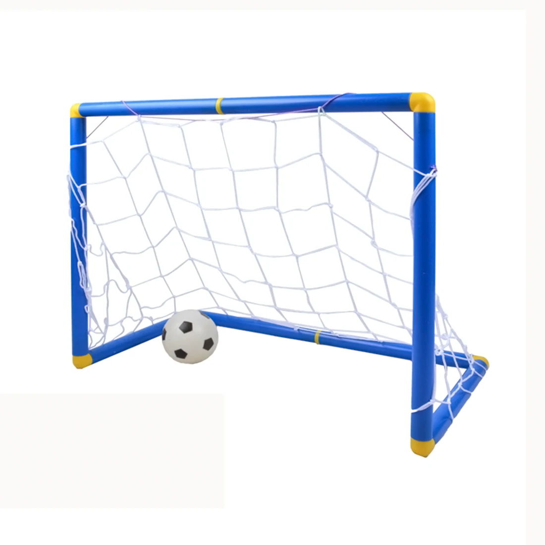 Small Size Kids Sports Soccer Goals with Soccer Ball and Pump Practice Scrimmage Game