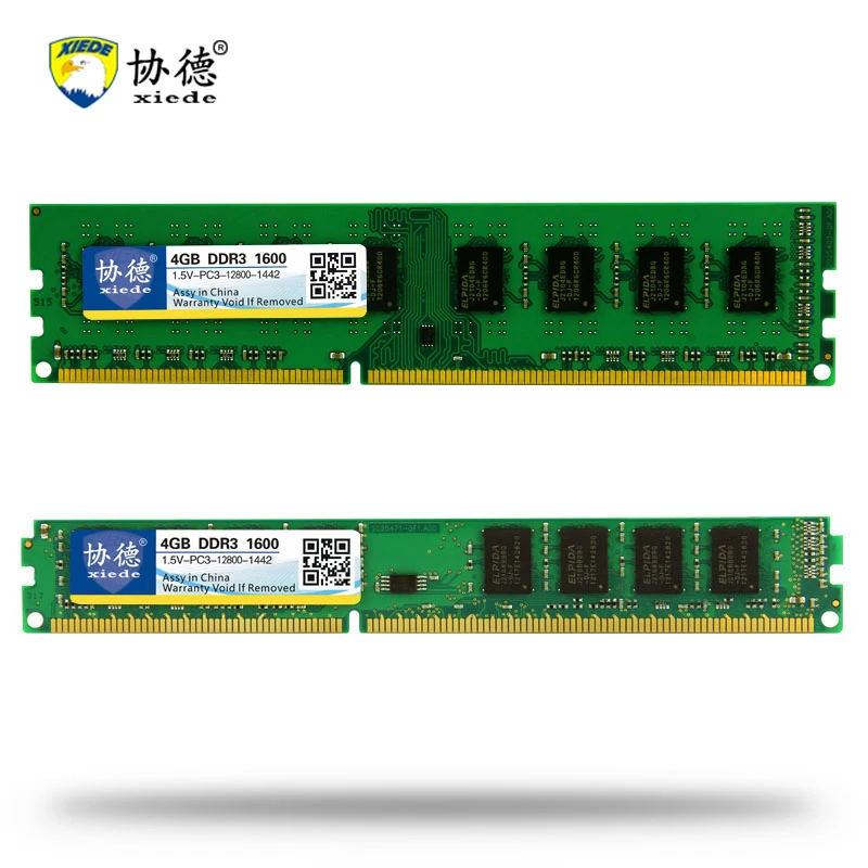 ОЗУ Xiede для настольного ПК модуль памяти DDR3 1600 PC3 12800 2 ГБ 4 8 16 совместим с DDR 3 1333