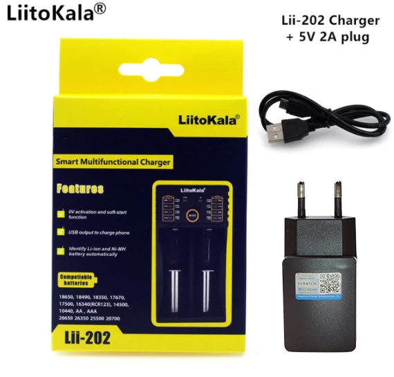 Liitokala Lii-PD4 S1 ЖК-дисплей Батарея Зарядное устройство, Зарядка 18650 3,7 V 18350 18500 21700 20700B 10440 26650 1,2 V аа AAA NiMH батарейка