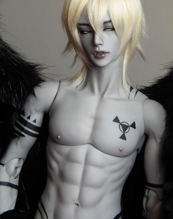 Смола BJD 1/3 масштаб Gluino-Vampire полузакрытые глаза модель reborn игрушки высокого качества