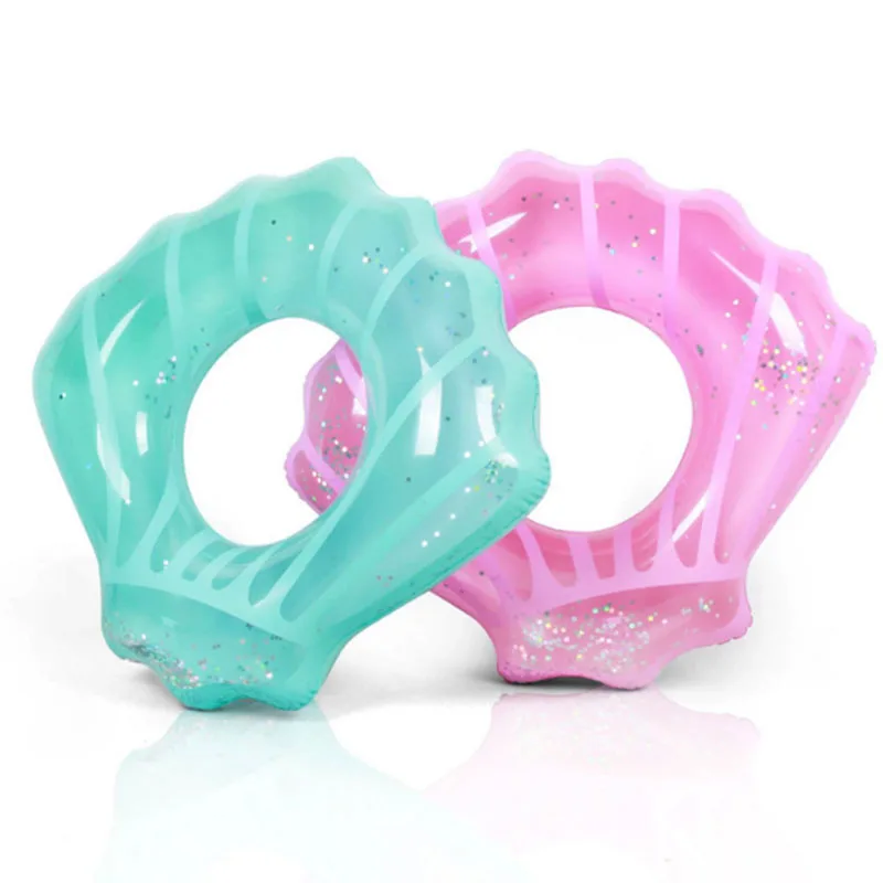 Motionchic 2 Pack Inflatable Seashell Pool Float With Pearl Ball 55