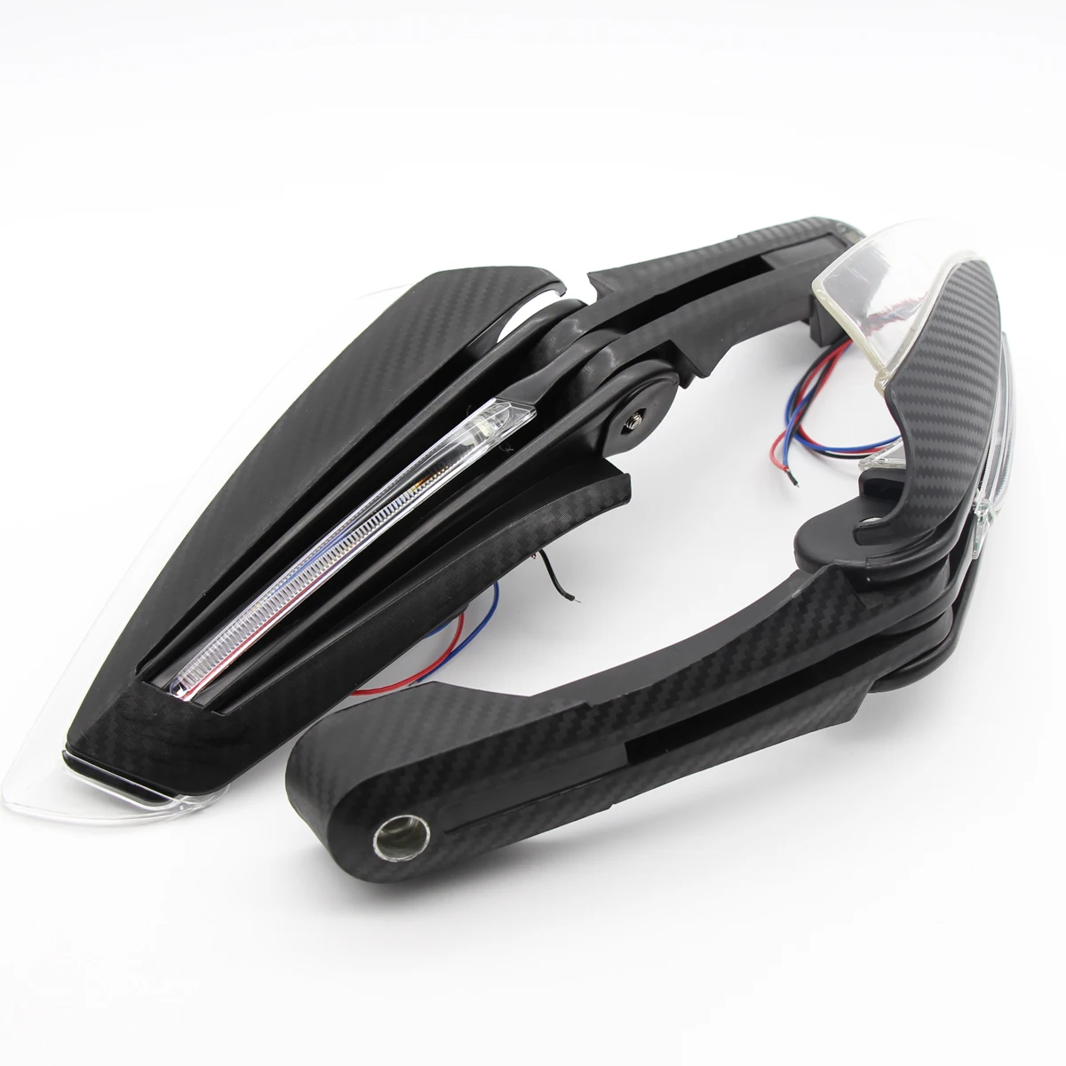 

Motorcycle Pair Hand Guard With LED White DRL Yellow Turning lights Indicator Signal Lamp Universal For 7/8" (22mm) Handlebars
