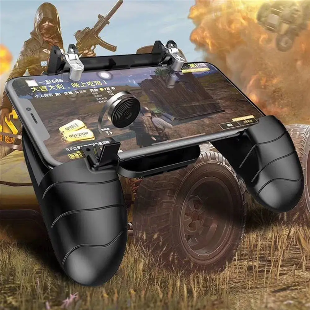 Mobile Gamepad Pubg Controller Joystick for PUBG L1R1 Free Fire Shooter Button game trigger holder for iPhone Android cell phone