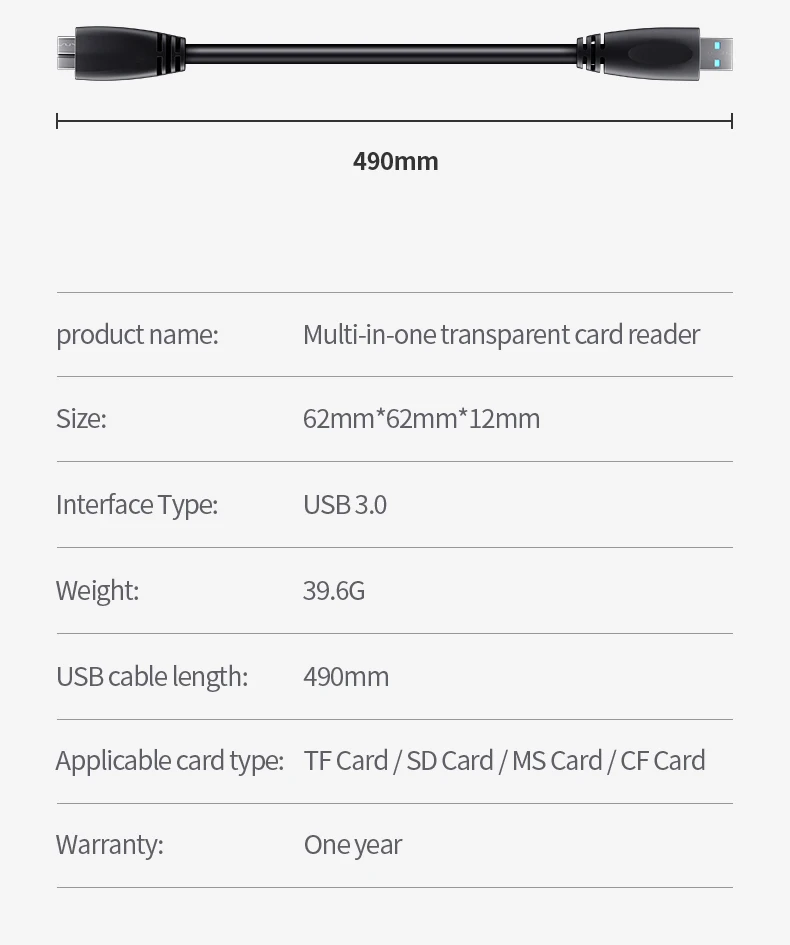 4 в 1 Multi USB 3,0 смарт-карт флэш-multi-устройство чтения карт памяти для USB3.0/SD/TF/MS/CF чтения карт micor SD flash card