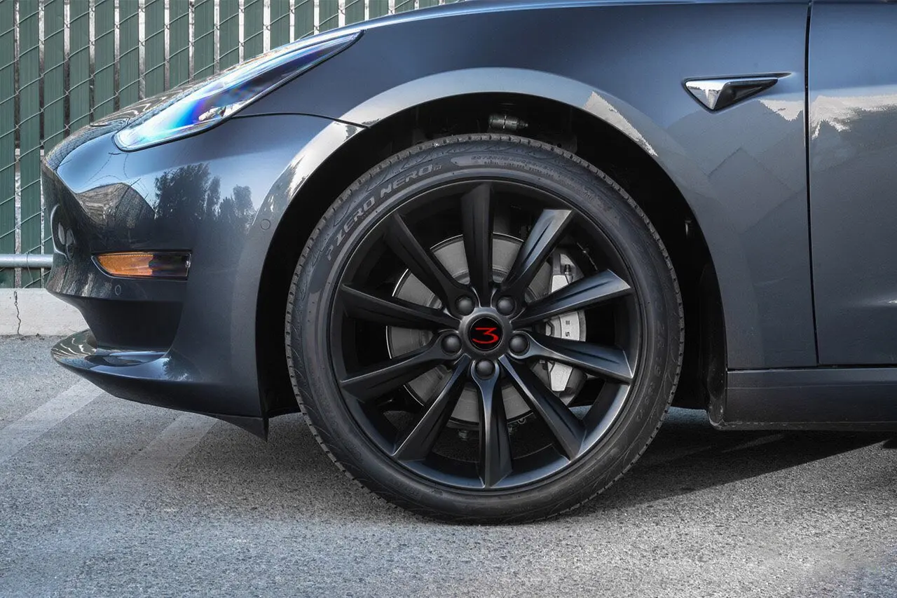 Для Tesla модель 3 автомобиля гайка ступицы колеса Крышка Центральная крышка колеса Украшение Декор белый-черный красно-черный 4 шт ABS