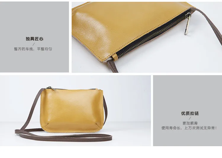 EMMA YAO женская кожаная сумка через плечо мини-сумка женская сумка корейская модная маленькая сумка