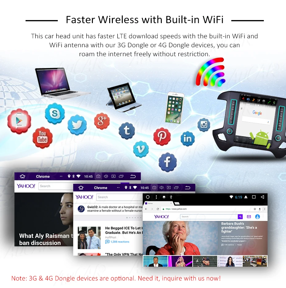 Excellent AuCAR Vertical Screen Tesla Style 12.1 inch Android 7.1 Touch Screen Car Radio For Chevrolet Silverado and GMC Sierra 2+32GB IPS 14 Excellent AuCAR Vertical Screen Tesla Style 12.1 inch Android 7.1 Touch Screen Car Radio For Chevrolet Silverado and GMC Sierra 2+32GB IPS 14