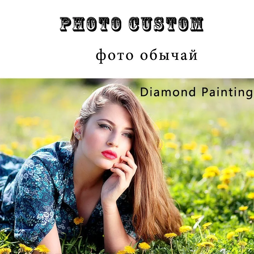 

AZQSD 5d Diamond Painting Full Drill Square Diamond Embroidery Photo Custom Picture Of Rhinestones Home Decoration Needlework