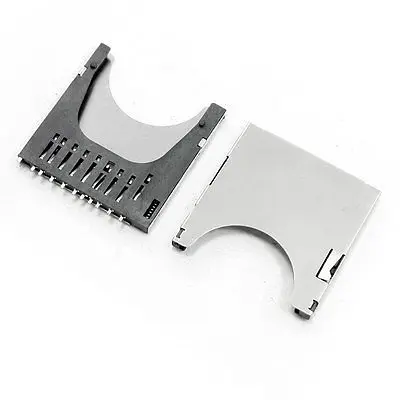 

20Pcs Push-push Type Stainless Steel SD Memory Card Sockets Connectors